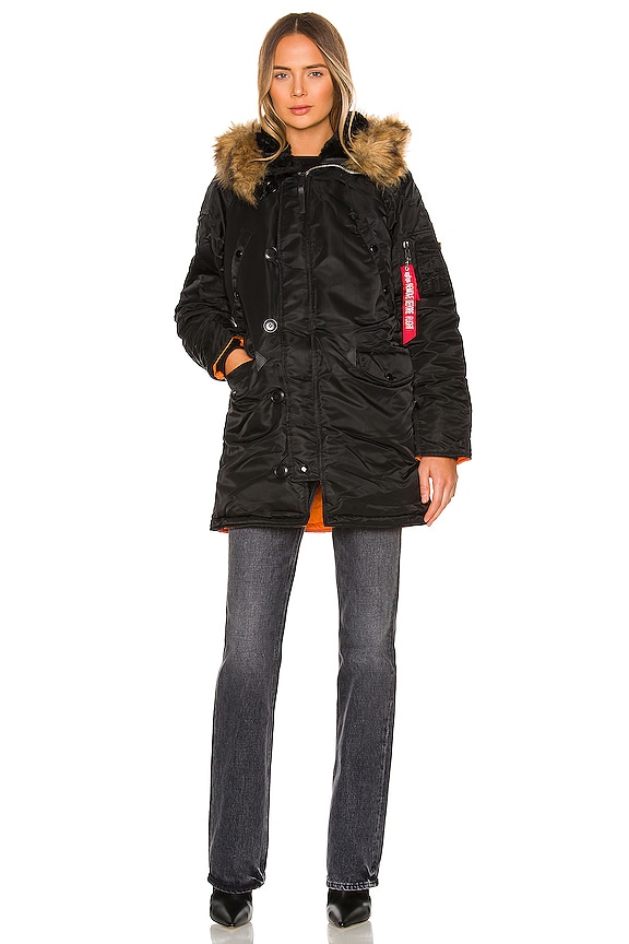 view 2 of 6 N-3B Parka W in Black