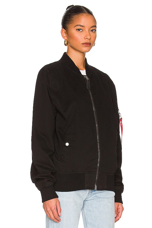 view 2 of 5 L-2B Cotton Flight Jacket in Black