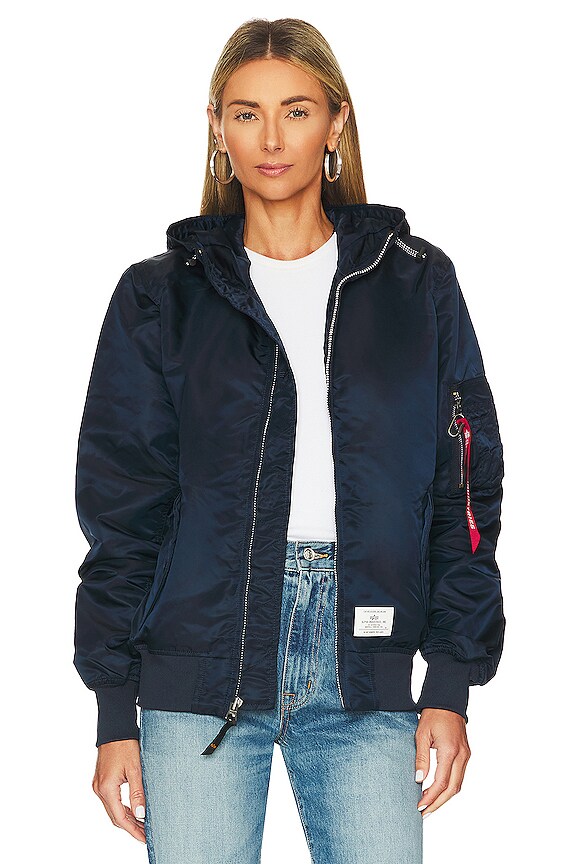 view 1 of 5 L-2b Hooded Gen 2 Flight Jacket in Replica Blue