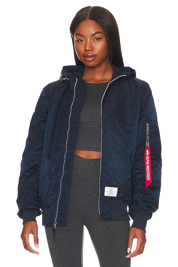 view 1 of 5 L-2B Hooded Gen II Flight Jacket in Replica Blue