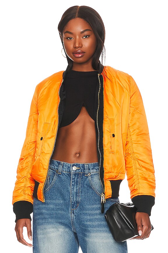 view 2 of 6 MA-1 NASA Bomber Jacket W in Black