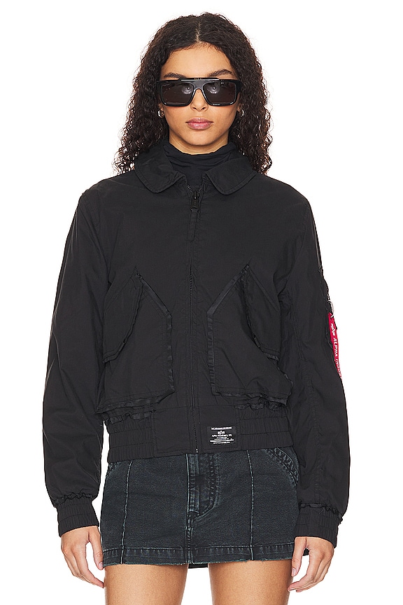 view 2 of 7 BLOUSON BOMBER MOD in Black