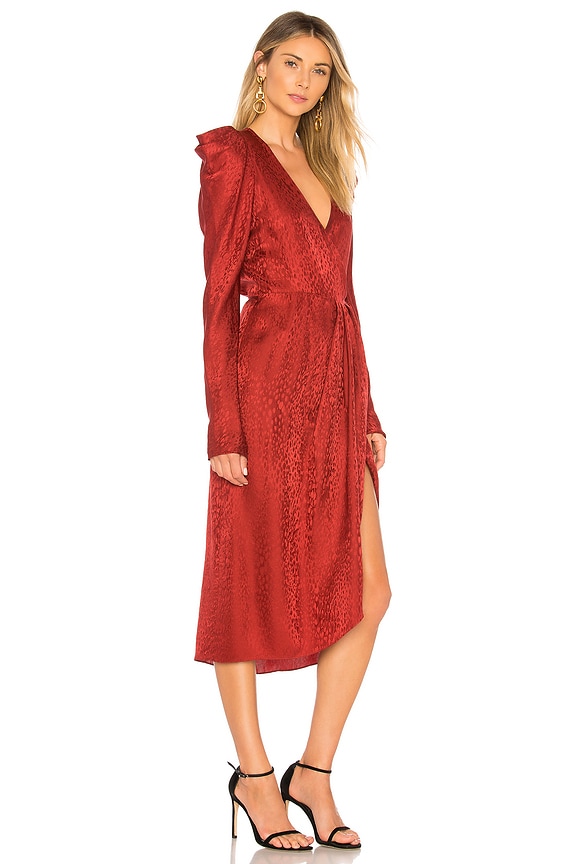 view 2 of 3 Carolina Dress in Crimson