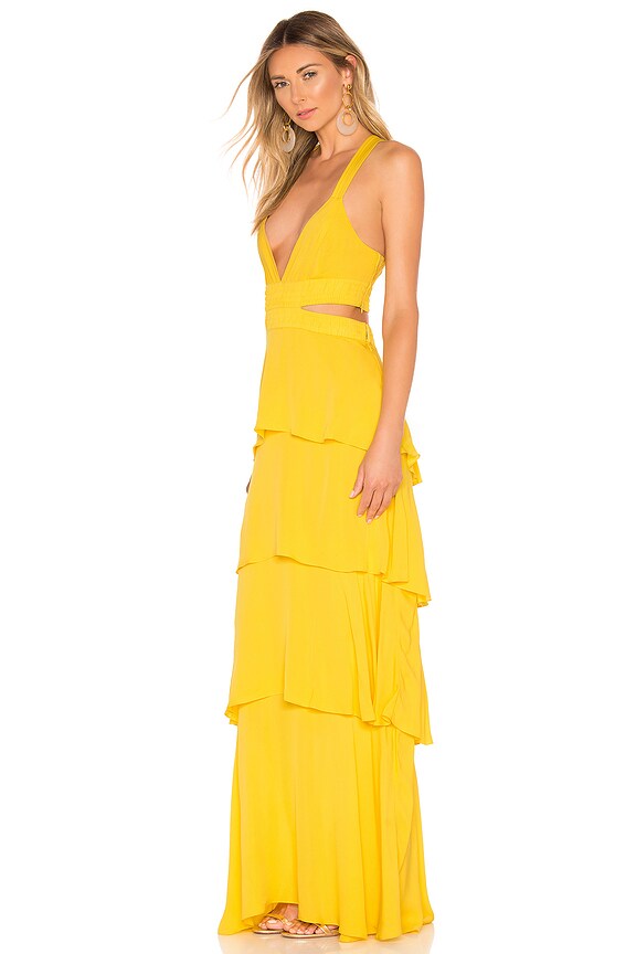 view 2 of 3 Lita Dress in Yellow