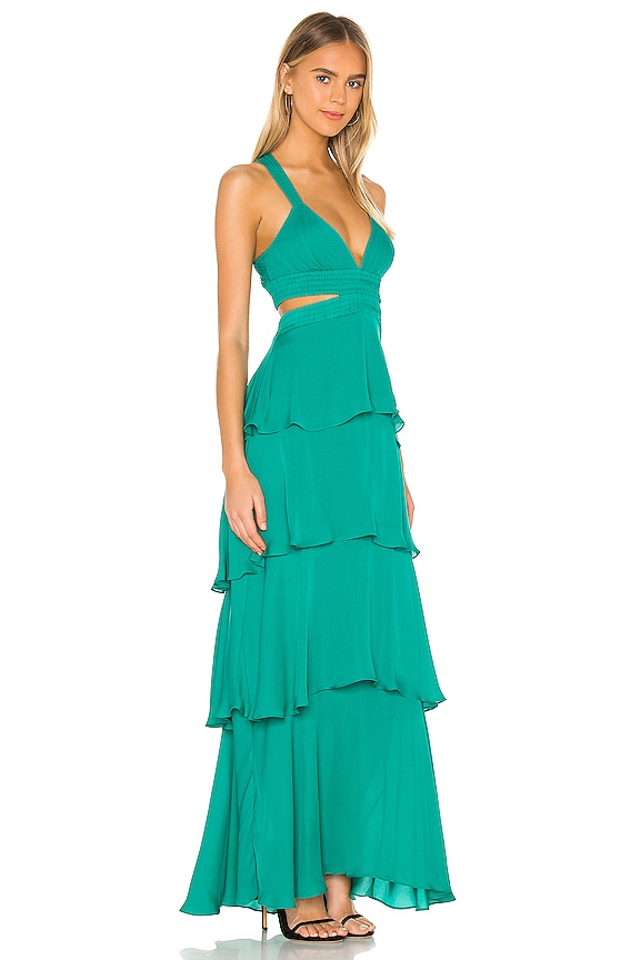 view 2 of 3 ROBE MAXI LITA in Emerald