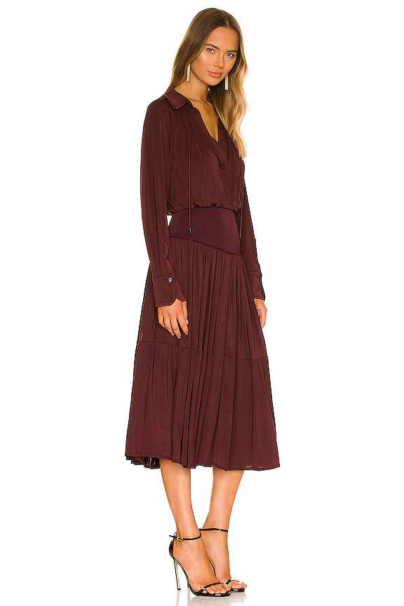 view 2 of 3 Conrad Dress in Bitter Chocolate
