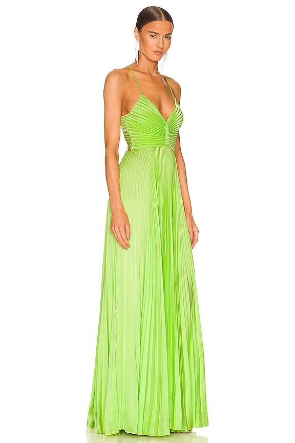 view 2 of 3 Aries Dress in Green Kick