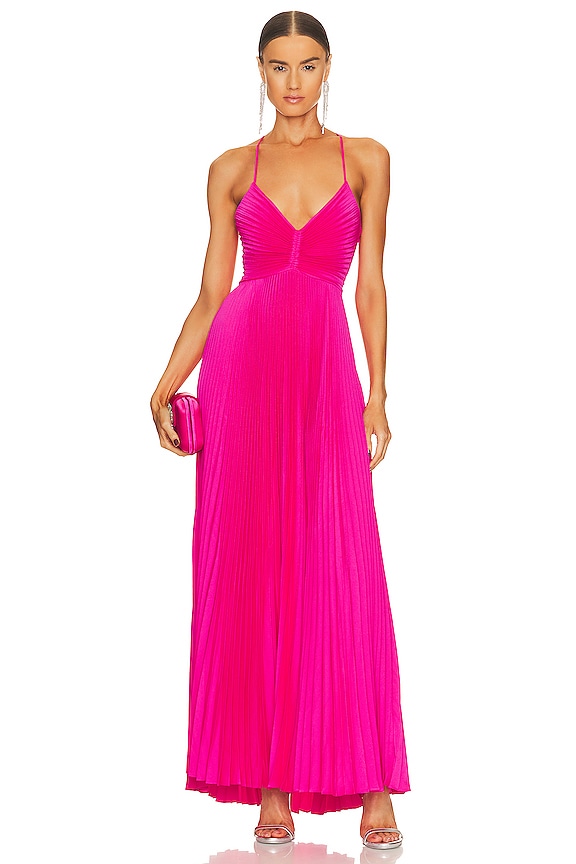 view 1 of 3 Aries Dress in Hot Pink