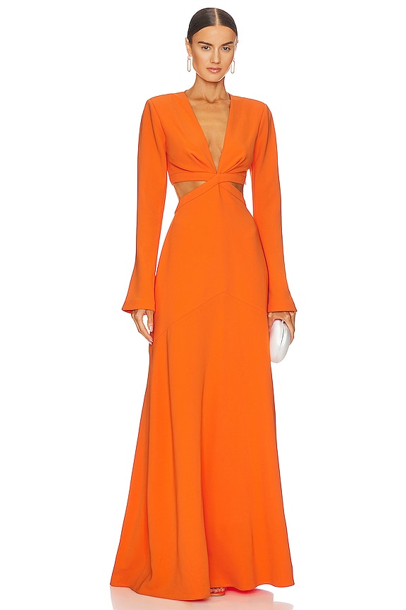 A.L.C. Issa Dress in Vivid Orange | REVOLVE