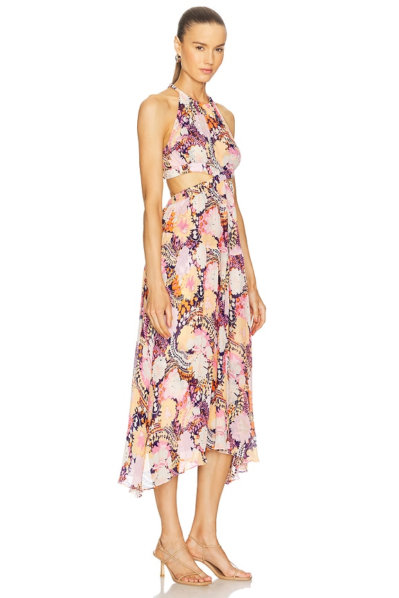 view 2 of 3 Waverly Dress in Midnight & Rose Multi