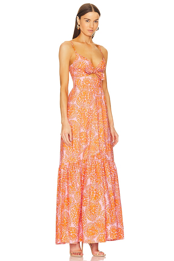 view 2 of 4 Laura Dress in Apple & Rose Combo