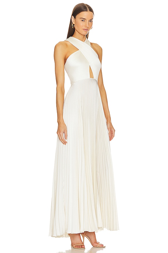 view 2 of 3 VESTIDO ATHENA in Whisper White