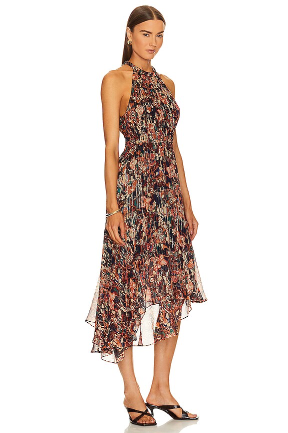 view 2 of 4 VESTIDO ELAINE in Port Wine Multi