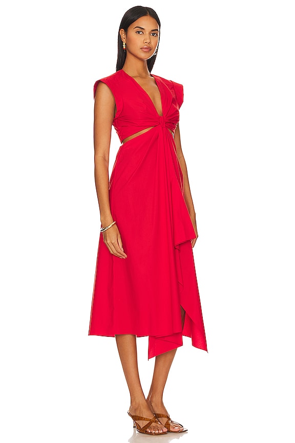 view 2 of 3 ПЛАТЬЕ МИДИ ALESSIA in Ruby