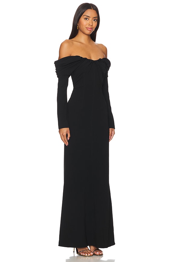 view 2 of 3 NORA ガウン in Black