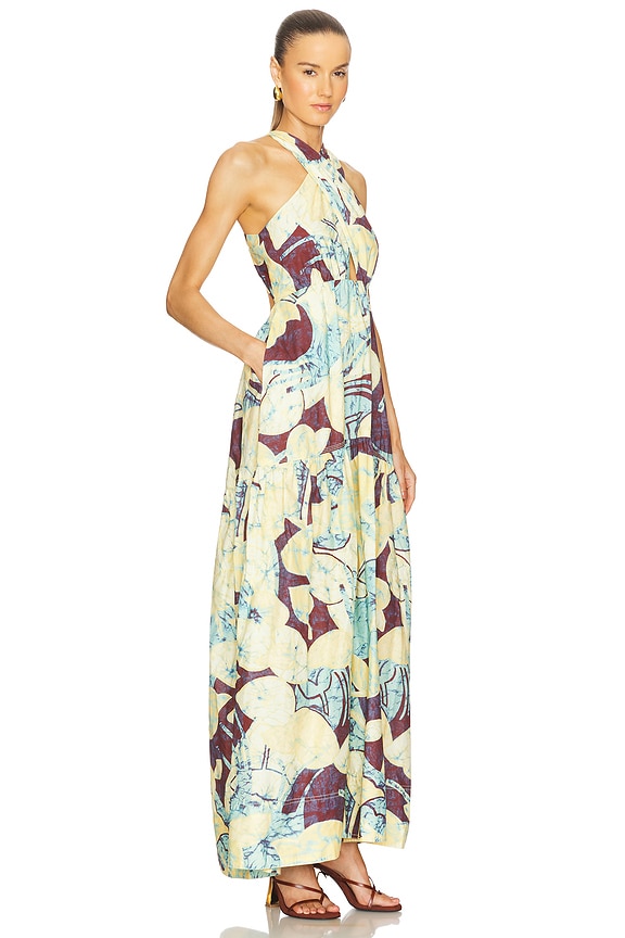 view 2 of 3 ROBE VERONICA in Carob & Chardonnay