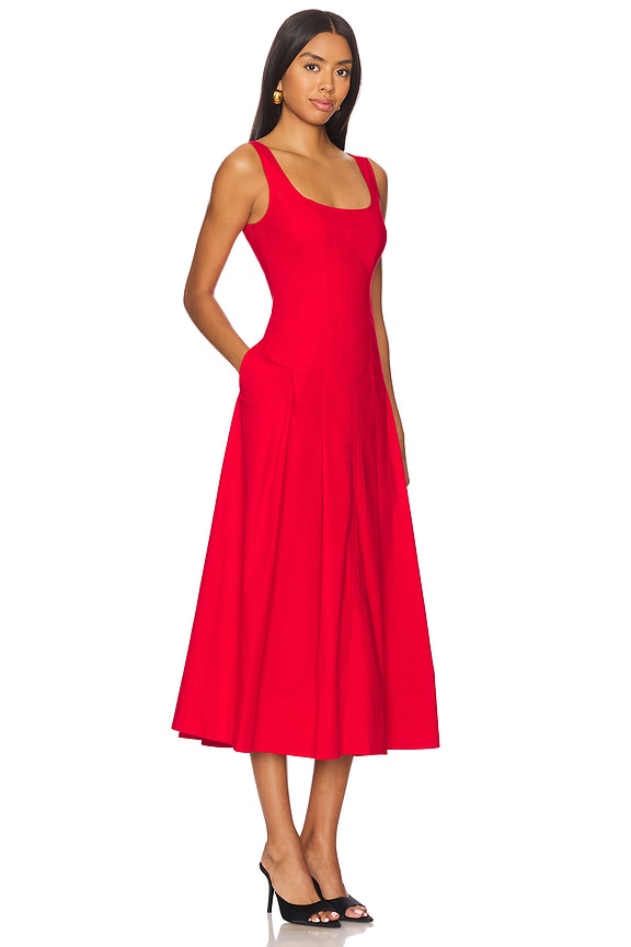 view 2 of 3 Isabel Dress in Rouge