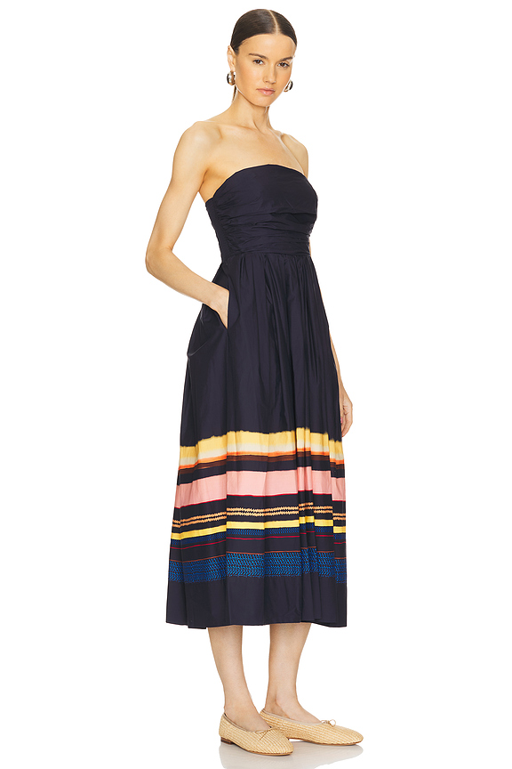 view 2 of 3 Tate Dress in Navy Stripe