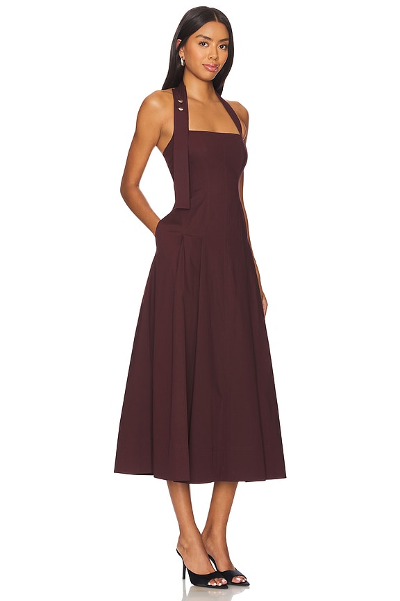 view 2 of 3 ПЛАТЬЕ NATALIE in Carob