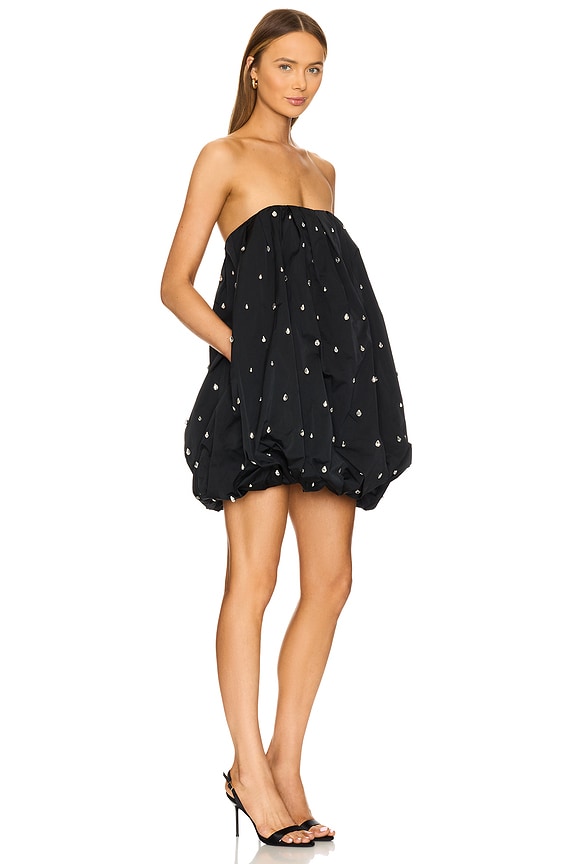 view 2 of 5 MINIVESTIDO CON ADORNOS HOLLY in Black