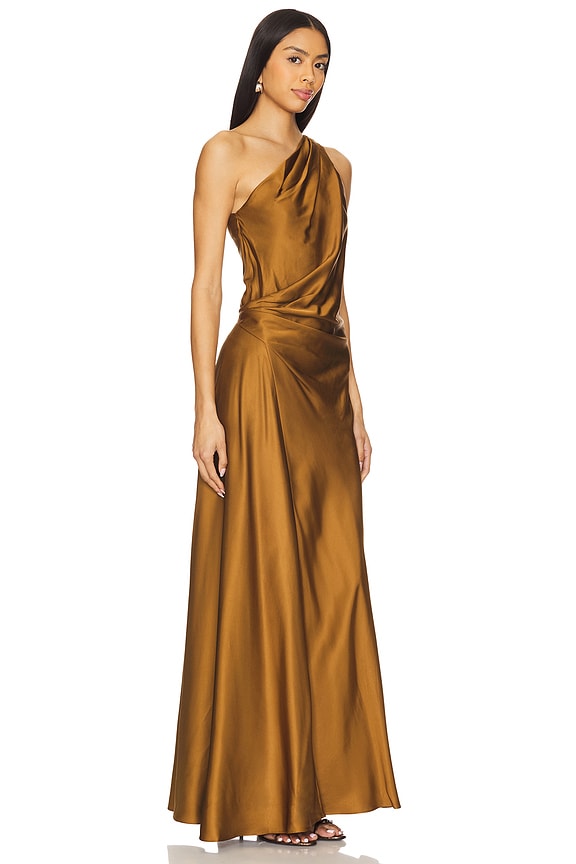 view 2 of 3 Asher Gown in Aged Bronze
