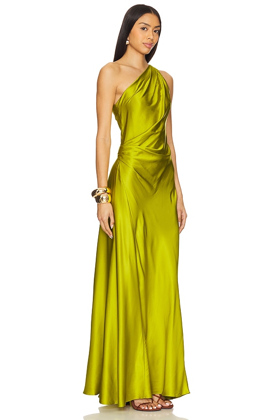 view 2 of 3 Aster Gown in Green Amber