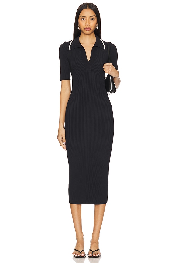view 1 of 3 Darcy Dress in Midnight, Navy, & Parchment