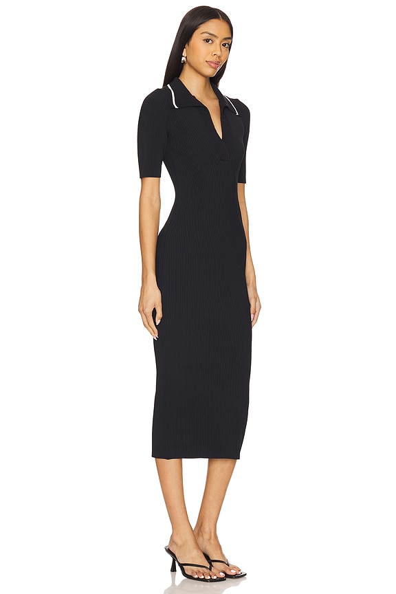 view 2 of 3 Darcy Dress in Midnight, Navy, & Parchment