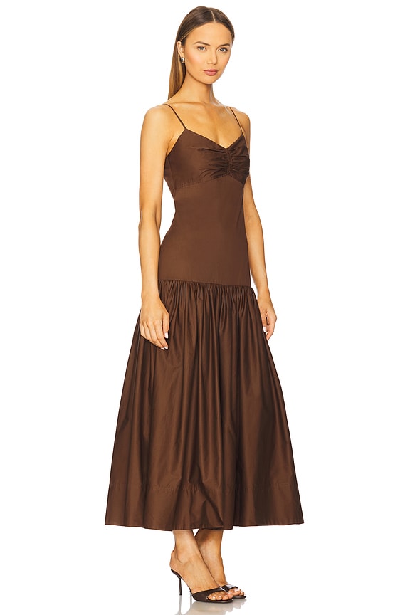 view 2 of 3 Harper Dress in Milk Chocolate