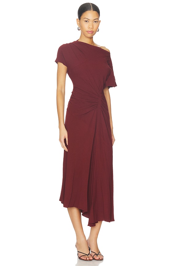 view 2 of 3 Dena Dress in Black Cherry