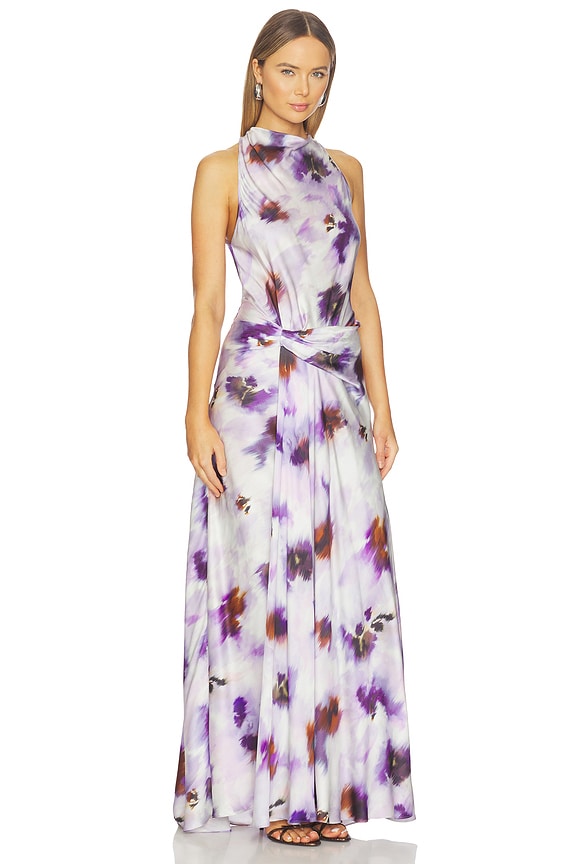 view 2 of 3 ROBE DE SOIRÉE SKYLAR in Lilac Multi