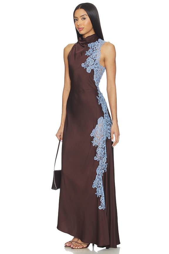 view 1 of 3 Josephine Dress in Ganache & French Blue