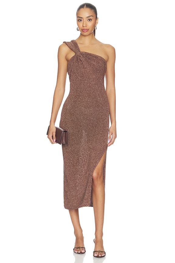 view 1 of 5 Mimi Dress in Milk Chocolate