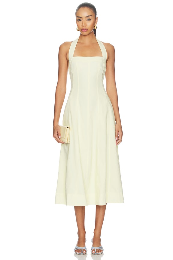 view 1 of 3 VESTIDO ELINOR in Light Canary