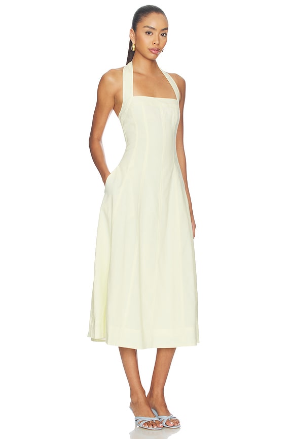 view 2 of 3 VESTIDO ELINOR in Light Canary
