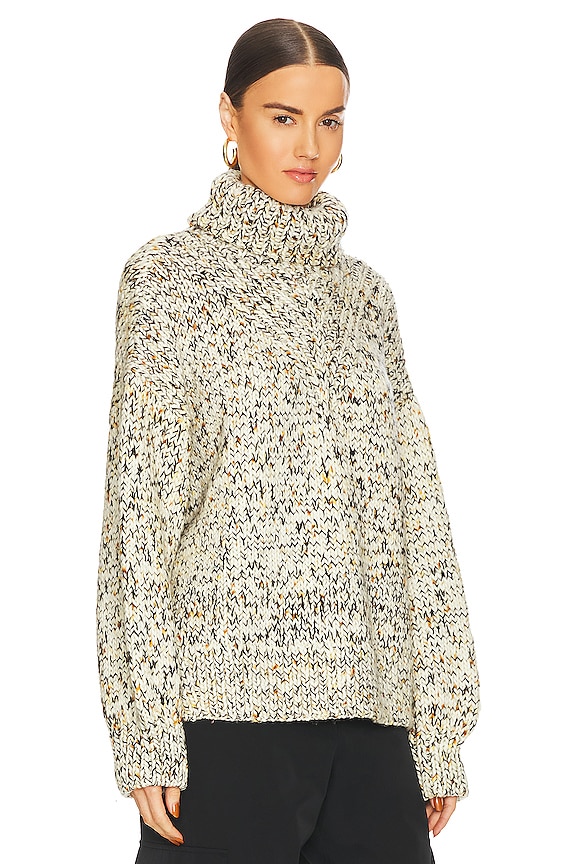 view 2 of 4 FRANCES セーター in Natural, Navy & Ochre