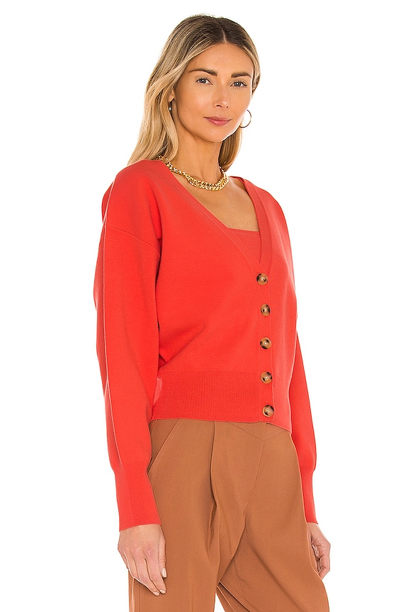 view 2 of 4 Peters II Cardigan in Persimmon