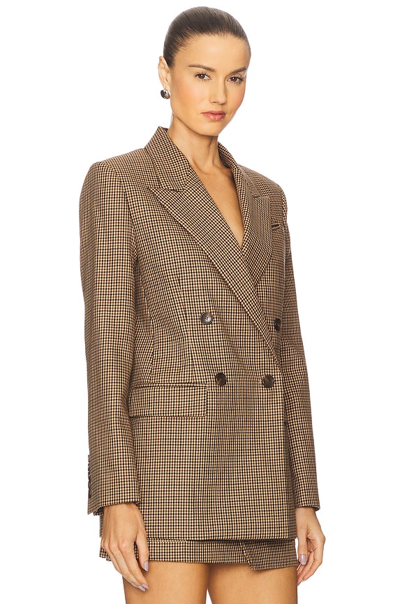 view 2 of 5 CHAQUETA CALLA in Tan Multi