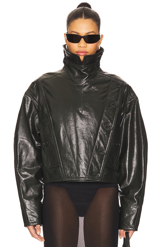 view 2 of 5 Eli Jacket in Dark Green