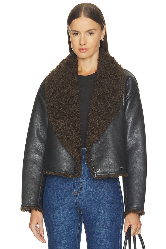 view 2 of 5 Stella Jacket in Deepest Brown & Pilot Brown