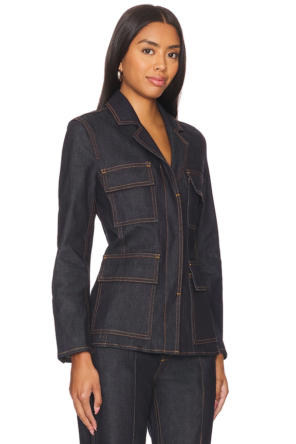 view 2 of 4 Stevie Jacket in Undone Denim
