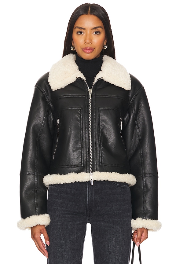 view 2 of 5 Avery Jacket in Black & Champagne