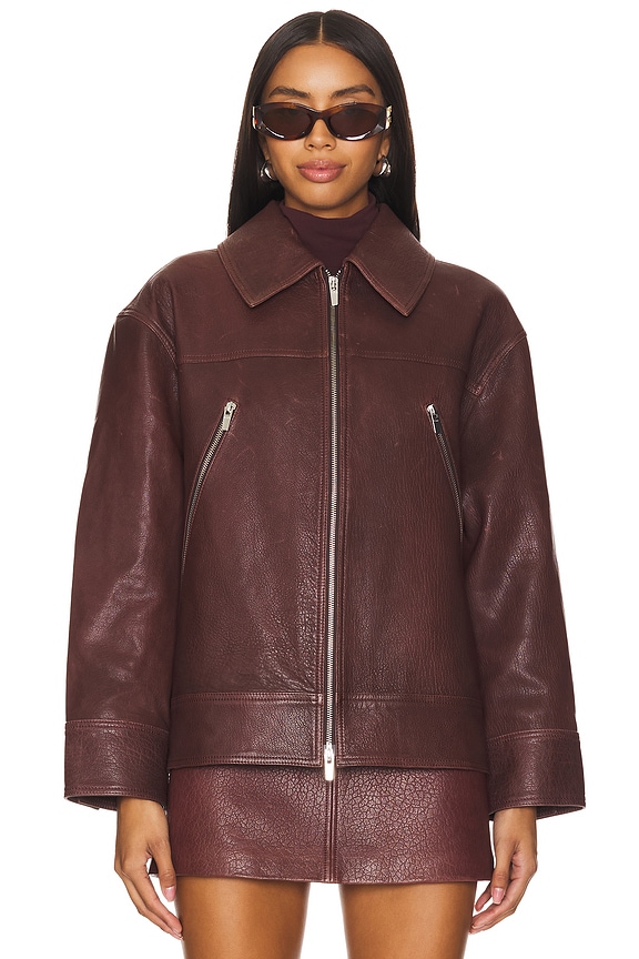 view 2 of 5 BLOUSON OLIVE in Umber