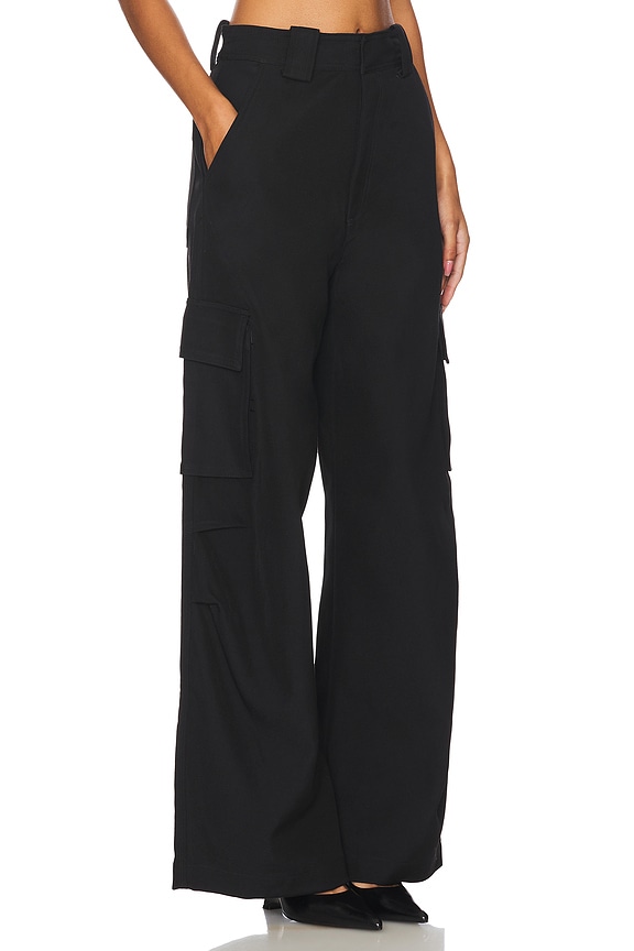 view 2 of 6 PANTALON CARGO MEGAN in Black