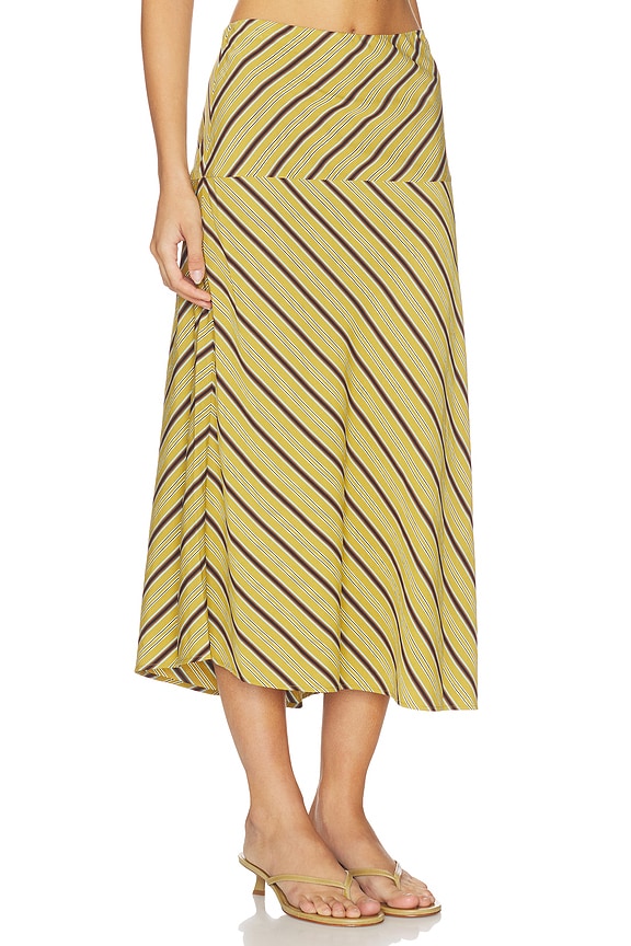 view 2 of 6 Kara Skirt in Curry & Ganache