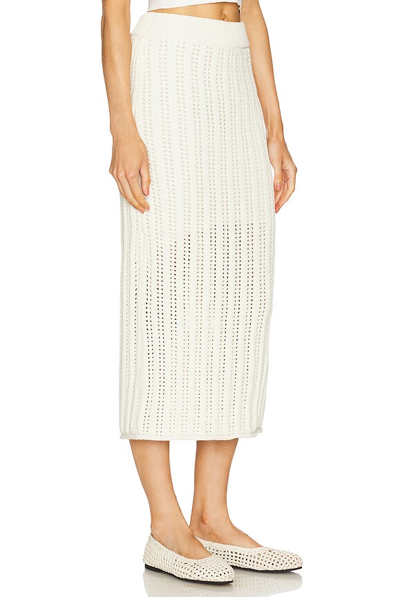 view 2 of 6 Aurora Skirt in Parchment