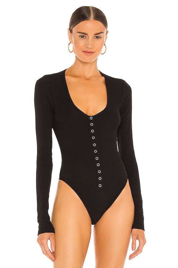 view 2 of 5 Anya Bodysuit in Black