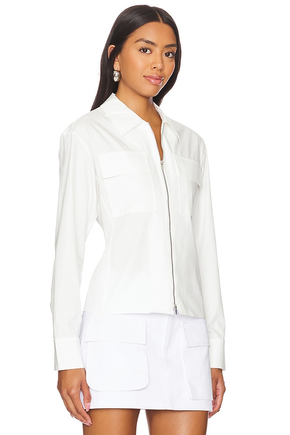 view 2 of 4 Sage Top in White