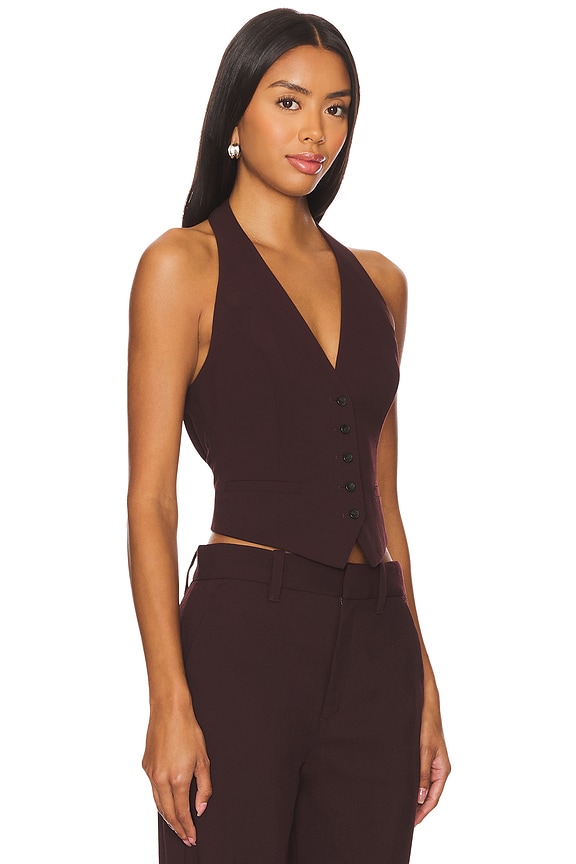 view 2 of 4 WOODSON IIベスト in Chocolate Plum