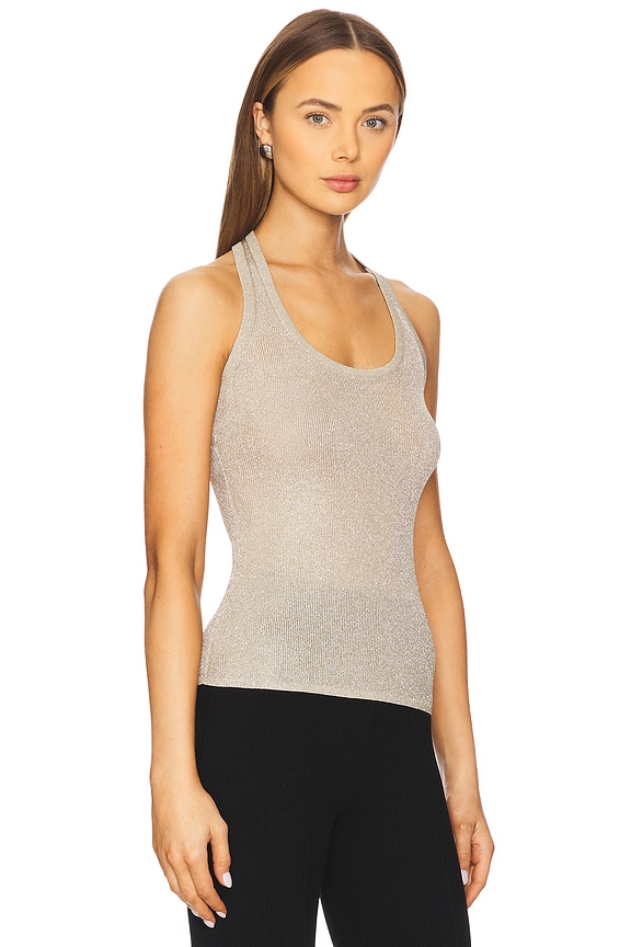 view 2 of 5 Iris Top in Light Gold